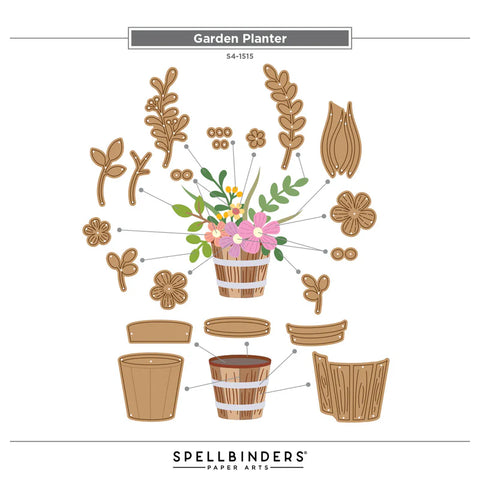 Spellbinders - Garden Planter Dies by Lisa Horton