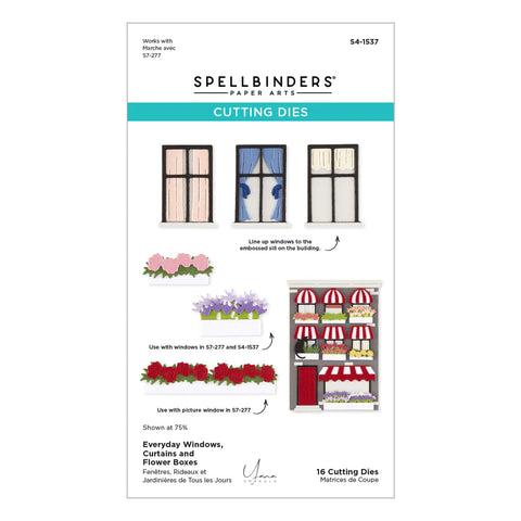 Spellbinders - Everyday Windows, Curtains & Flower Boxes Dies