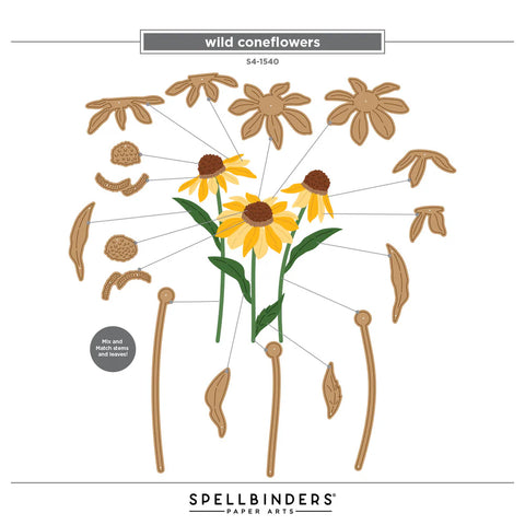 Spellbinders - Wild Coneflowers Dies by Simon Hurley