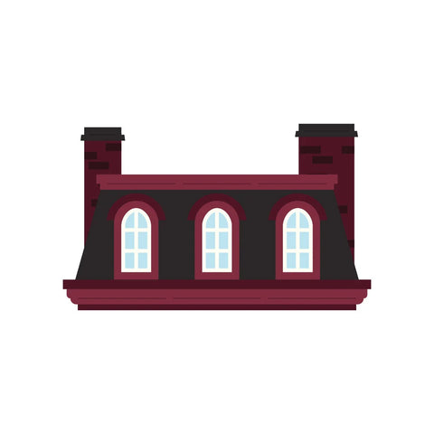 Spellbinders - Mansard Roof (City Holiday Collection) Dies
