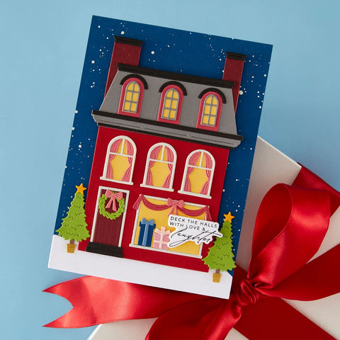 Spellbinders - Mansard Roof (City Holiday Collection) Dies
