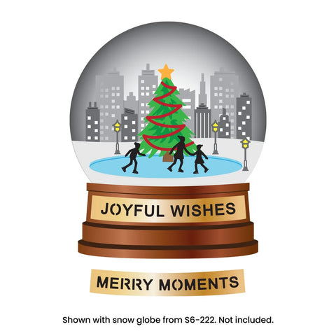 Spellbinders - City Skating Scene (Simon's Snow Globes Collection) by Simon Hurley Dies