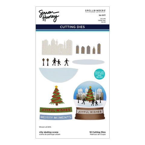 Spellbinders - City Skating Scene (Simon's Snow Globes Collection) by Simon Hurley Dies