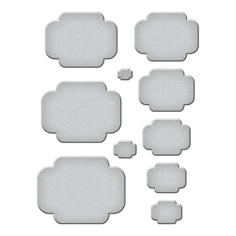Spellbinders - Essential Four Petal Label Dies