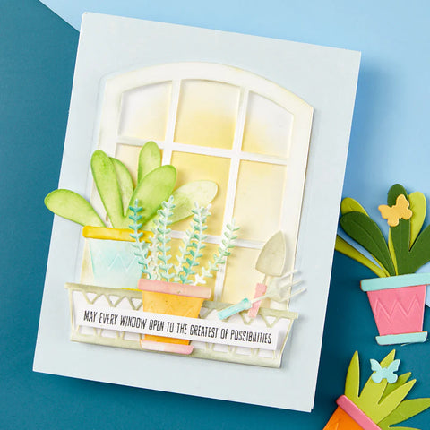 Spellbinders - The Botanical Solarium for Vista View Window Dies