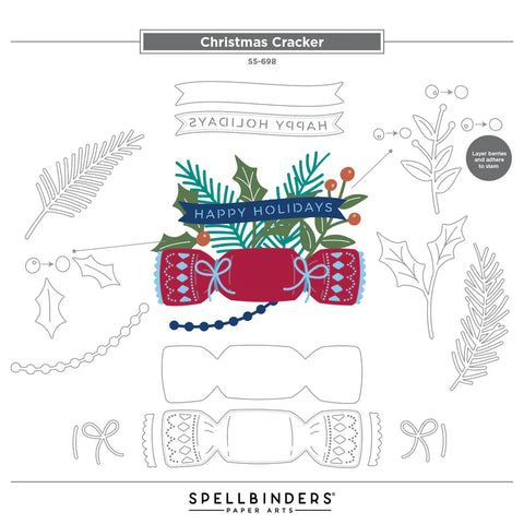 Spellbinders - Christmas Cracker (City Holiday Collection) Dies