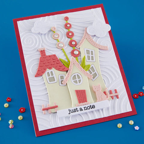 Spellbinders - Whimsical Skies 3D Embossing Folder by Vicky Papaioannou