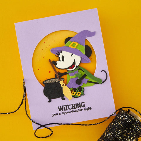 Spellbinders - Classic Mouse Trick or Treat Sentiments Stamp & Die Combo