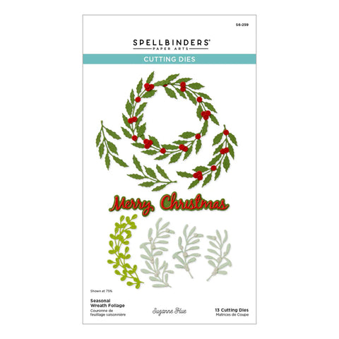 Spellbinders - Seasonal Wreath Foliage (Texture & Foliage Collection) Dies
