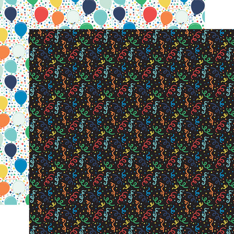 Echo Park 12"x 12" Boy Confetti (It's Your Birthday) Double-Sided Paper