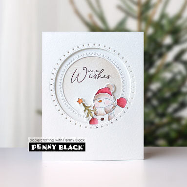 Penny Black - Bundled Snowman Dies