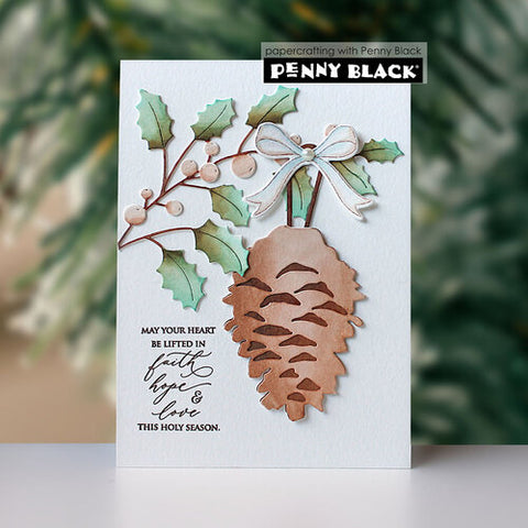 Penny Black - Pinecone Pendant Dies