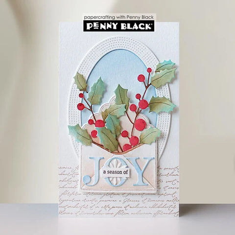 Penny Black - Fanning Holly Dies