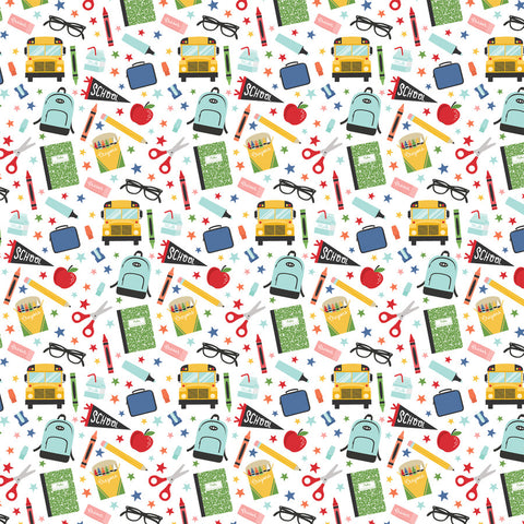 Echo Park - 12"x 12" School Things (I Love School) Double-Sided Paper