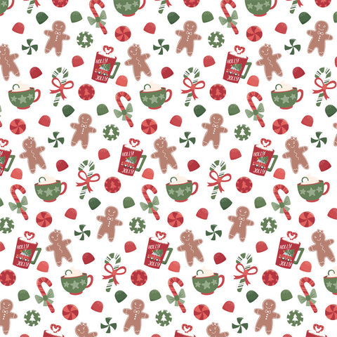 Echo Park 12"x 12" Holiday Treats (Santa Claus Lane) Double-Sided Paper