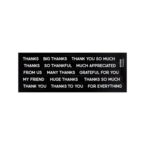 Waffle Flower - Subsentiments Diecuts - Thanks