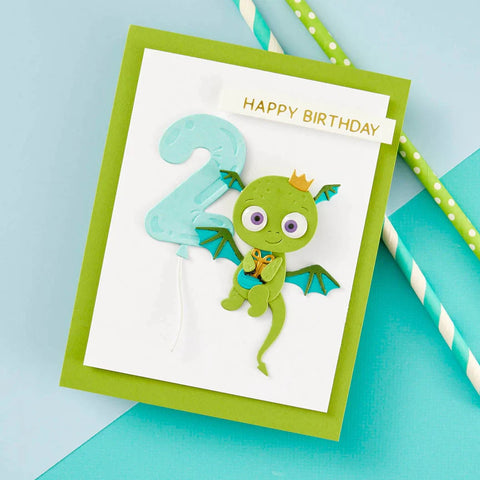 Spellbinders - Monster Eyes Enamel Stickers (Monster Birthday Collection)