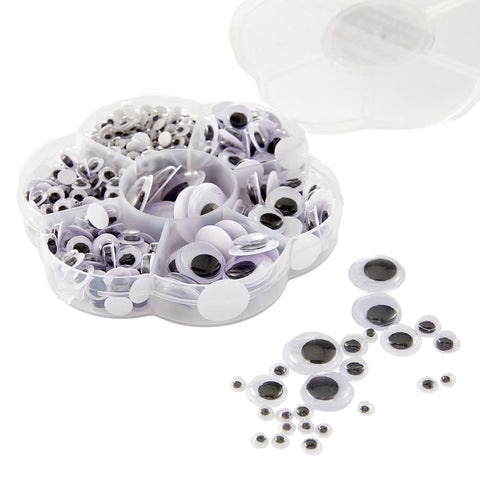 Spellbinders - Wiggle Eyes Variety Pack (Contains 7 Different Sizes)