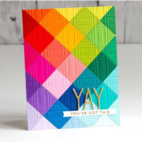 Spellbinders - Plaid Company Embossing Folder