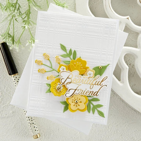 Spellbinders - Plaid Company Embossing Folder