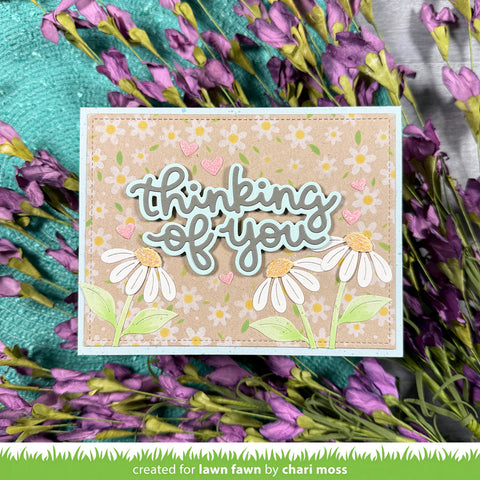 Lawn Fawn - Big Blossom Flowers Dies