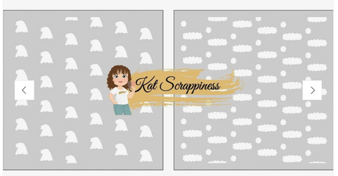 Kat Scrappiness - 6"x 6" Layered Santa Hat Stencil (2 Pcs.)