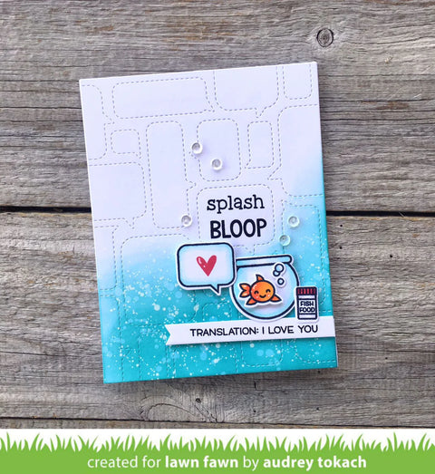 Lawn Fawn - Stitched Speech Bubble Backdrop Die