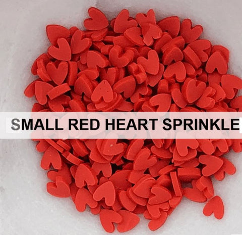 Kat Scrappiness - Small Red Heart Sprinkles