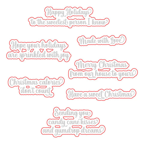 Honey Bee - 4"x 4" Sprinkled with Joy Dies