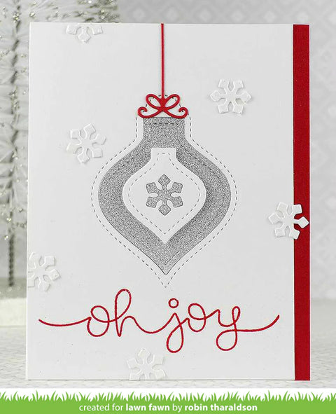 Lawn Fawn - Winter Big Scripty Words Stamp Set