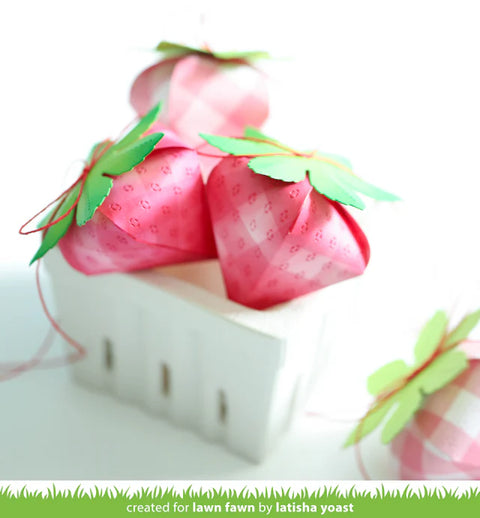 Lawn Fawn - Strawberry Treat Box Die