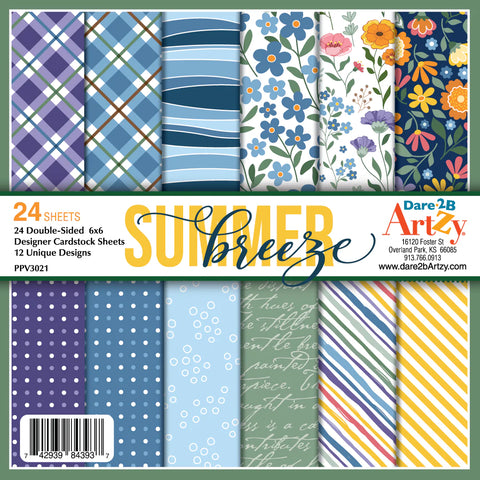 Dare 2B Artzy - Summer Breeze 6"x 6" Paper Pack