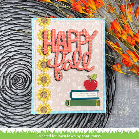 Lawn Fawn - Sunflower Border Die