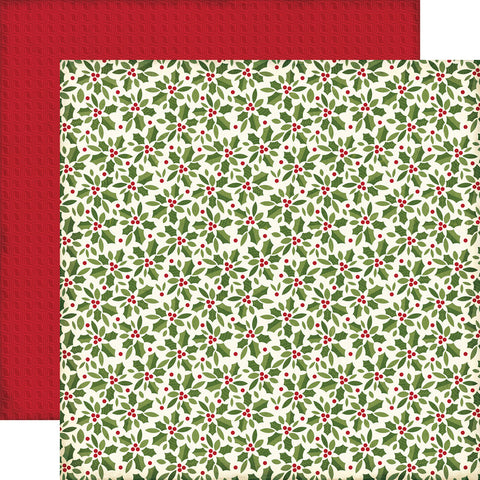 Echo Park - 12"x 12" Holly (The Story of Christmas) Double-Sided Paper