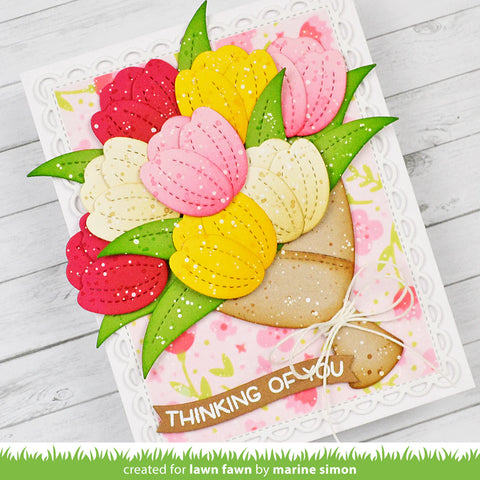 Lawn Fawn - Flower Bouquet Wrap Dies