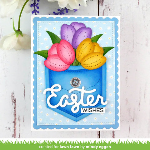 Lawn Fawn - Scripty Easter Outline Add-On Die