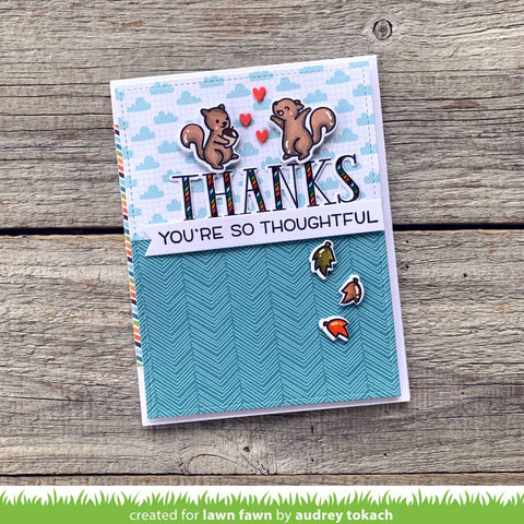 Lawn Fawn - Thanks Thanks Thanks Stamp Set