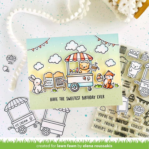 Lawn Fawn - Treat Cart Stamp Set