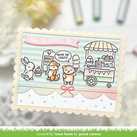 Lawn Fawn - Treat Cart Stamp Set