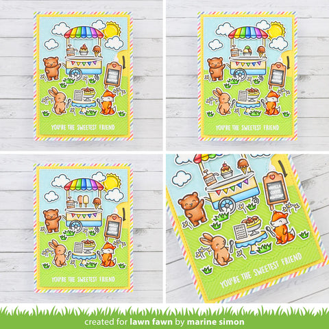 Lawn Fawn - Treat Cart Stamp Set