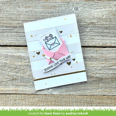 Lawn Fawn - Valentine Mice Stamp Set