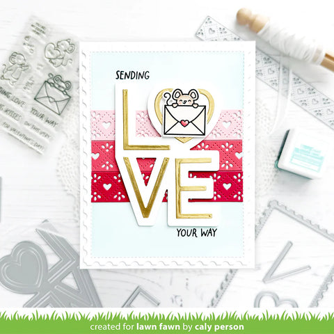 Lawn Fawn - Giant Outlined Love Dies