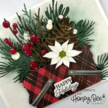 Honey Bee - Lovely Layers: Winter Greenery Dies