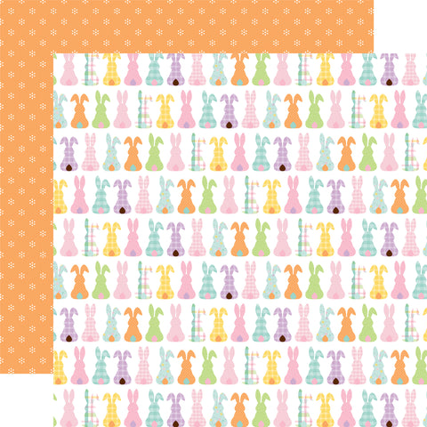 Echo Park - 12'x 12"Bunny Tails (Welcome Easter) Double-Sided Paper