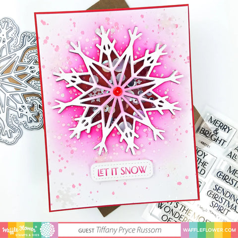 Waffle Flower - Star Snowflake Stamp Set