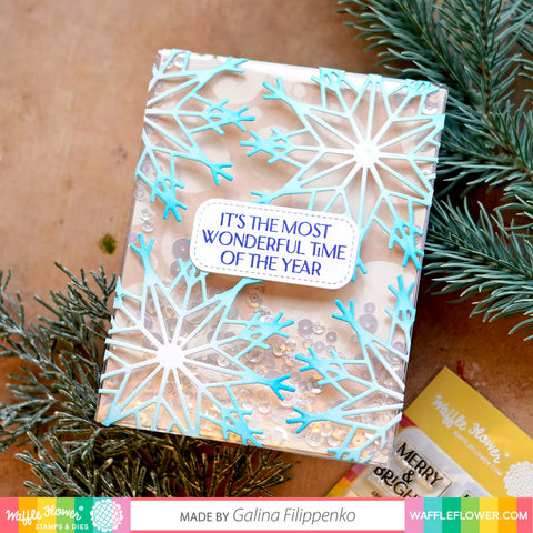 Waffle Flower - Star Snowflake Stamp Set