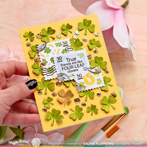 Waffle Flower - Pop-Up Clover Panel Die