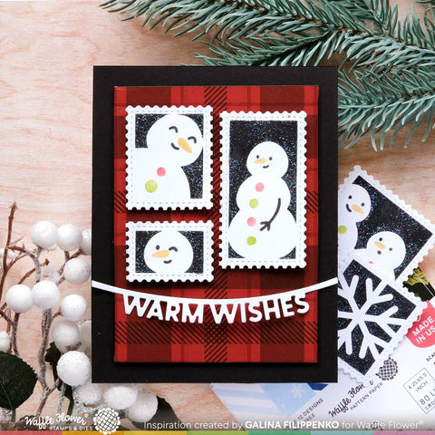 Waffle Flower - Christmas Banner Dies