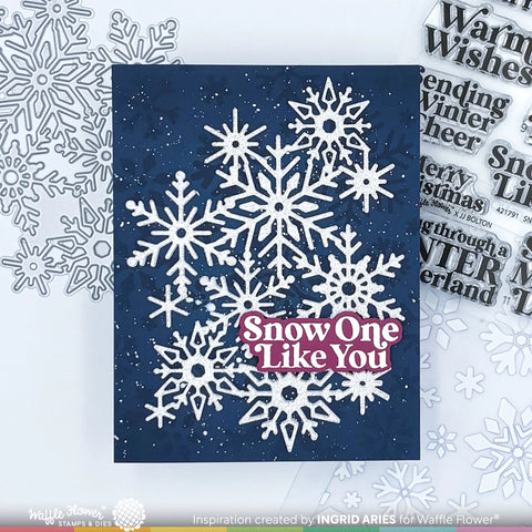 Waffle Flower - Snow Cheer Stamp Set