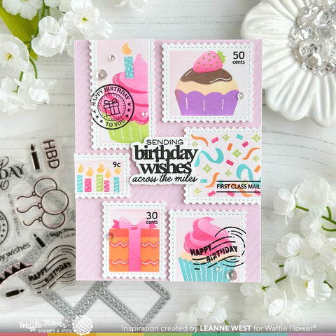 Waffle Flower - Sweet Birthday Sentiments Stamp Set